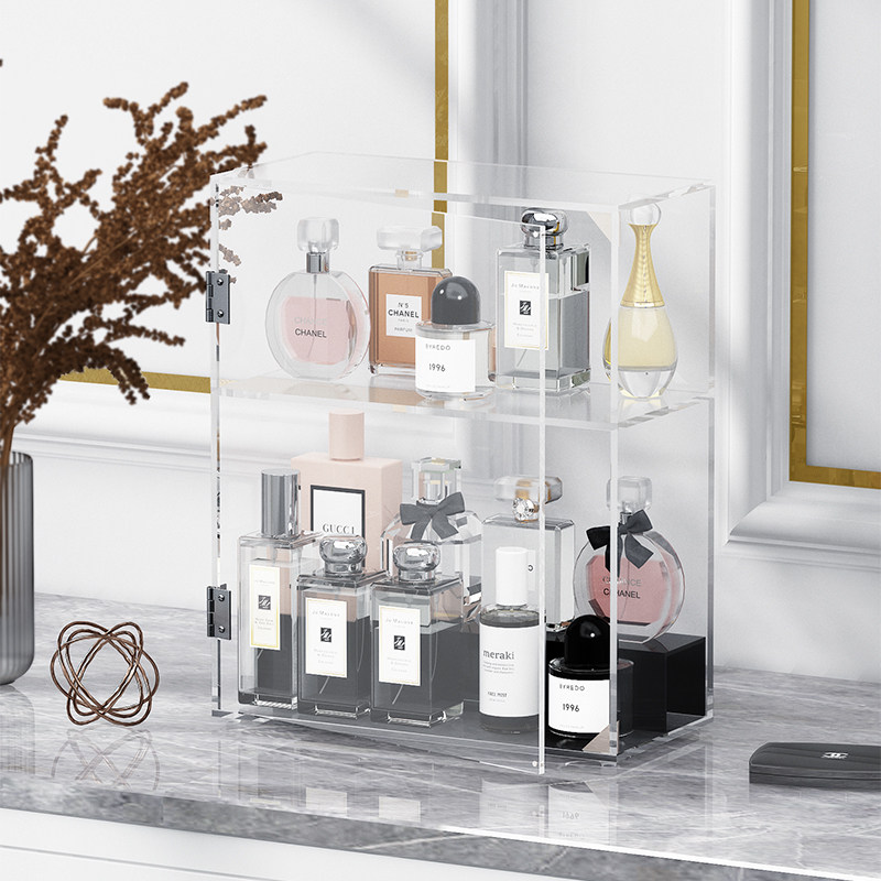 Cosmetics Mouth Red Perfume Containing Box Show Shelf Anti-Dust Photophobic ACRYLIC TRAY CONTAINING CABINET SHELF SMALL NUMBER