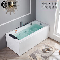 Home Bathtub Acrylic Massage Surf Small Household Type Customizable Pillar Cut Corner Wrap Corner Bath 1 2-1 7 m