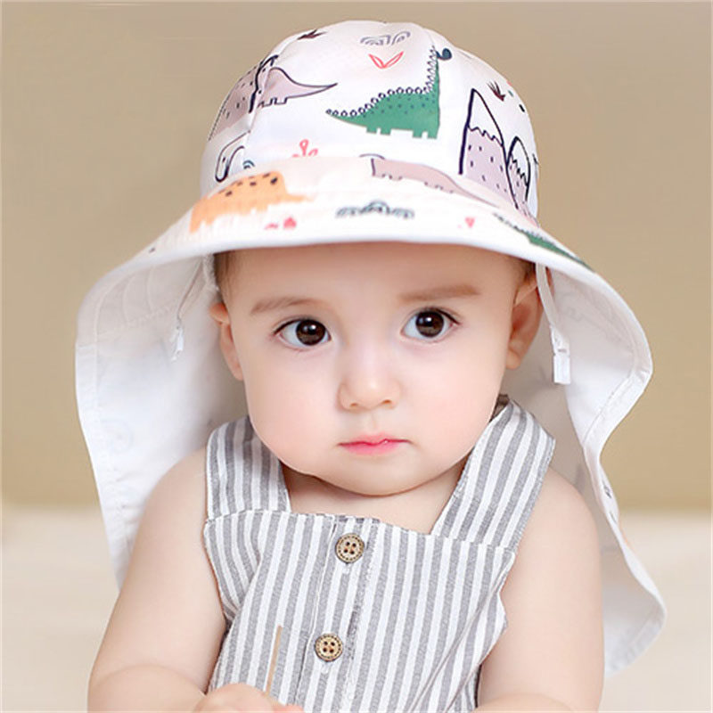Japanese GP Sun Hat Summer Boys and Girls Baby and Children Sun Breaves Fisher Hat