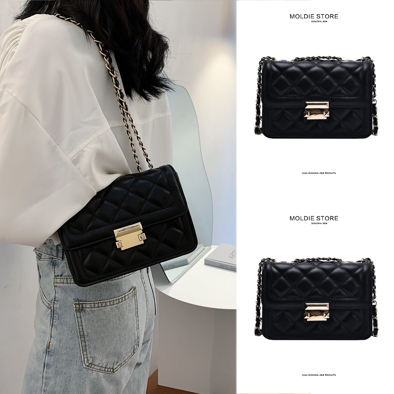 Japan's high - senior armpit chain female bag 2021 autumn and winter new one shoulder slope bag