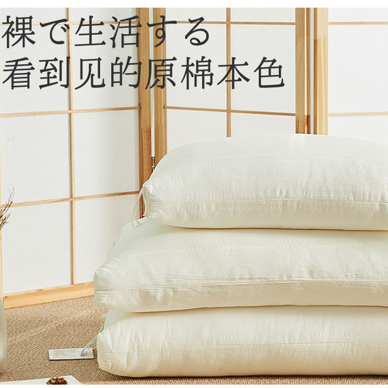 Japan GP 5-star hotel pillow core all cotton ultra-soft pillow for cervical vertebrae single household sleep aid