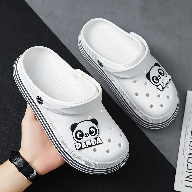 Japan EVA Dongle Shoes Men's Summer Outwear 100 lap sports Outdoor Baotou Non-slip Soft Bottom Beach Sandals