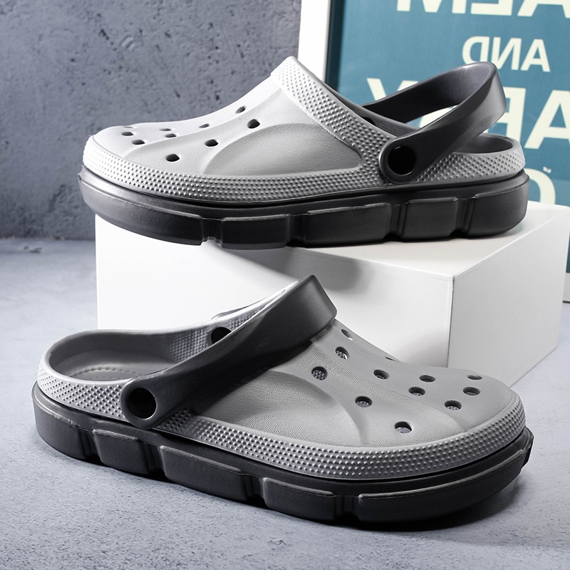 Japanese GP cave shoes trend Han Spring and summer bag slippers wear new anti-slip men sandals outside