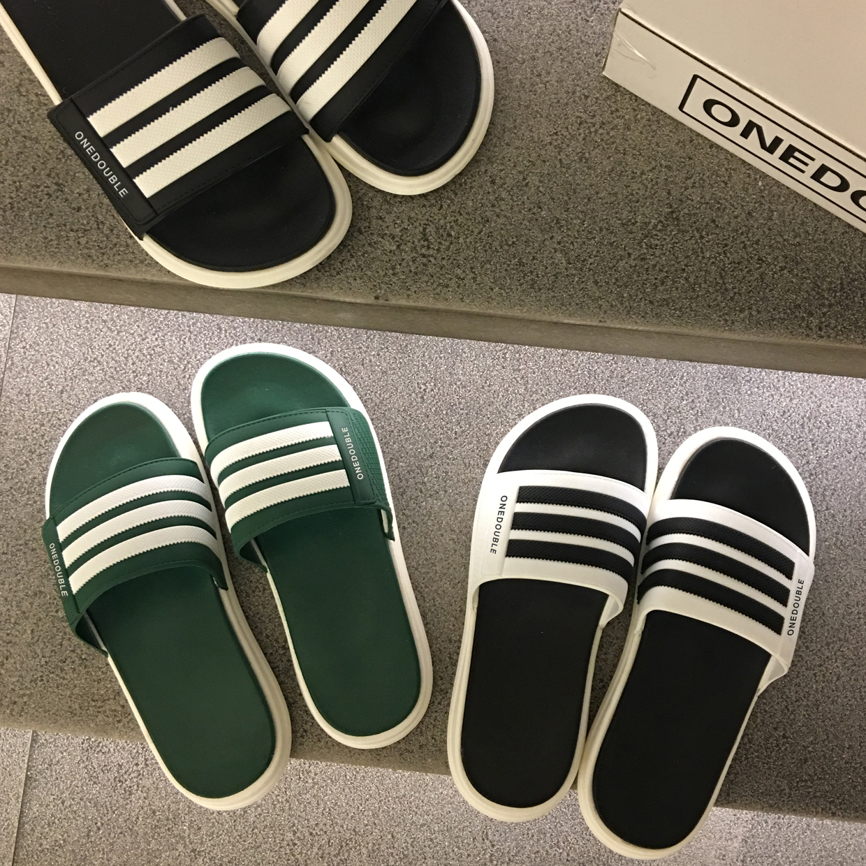 Japan's GP2021 new slippers for men and women to wear Korean sandals and soft-soled beach shoes for men and women in summer