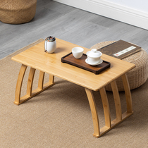 Tatami tea table home kang table bay window table new Chinese style Japanese room table balcony small table Zen calligraphy low table