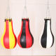 Microfiber Leather Spherical Punching Bag, Professional Boxing Pear-Shaped Punching Bag, Water Drop-Shaped Round Martial Arts Gym Hanging Solid Home-Use Punching Bag