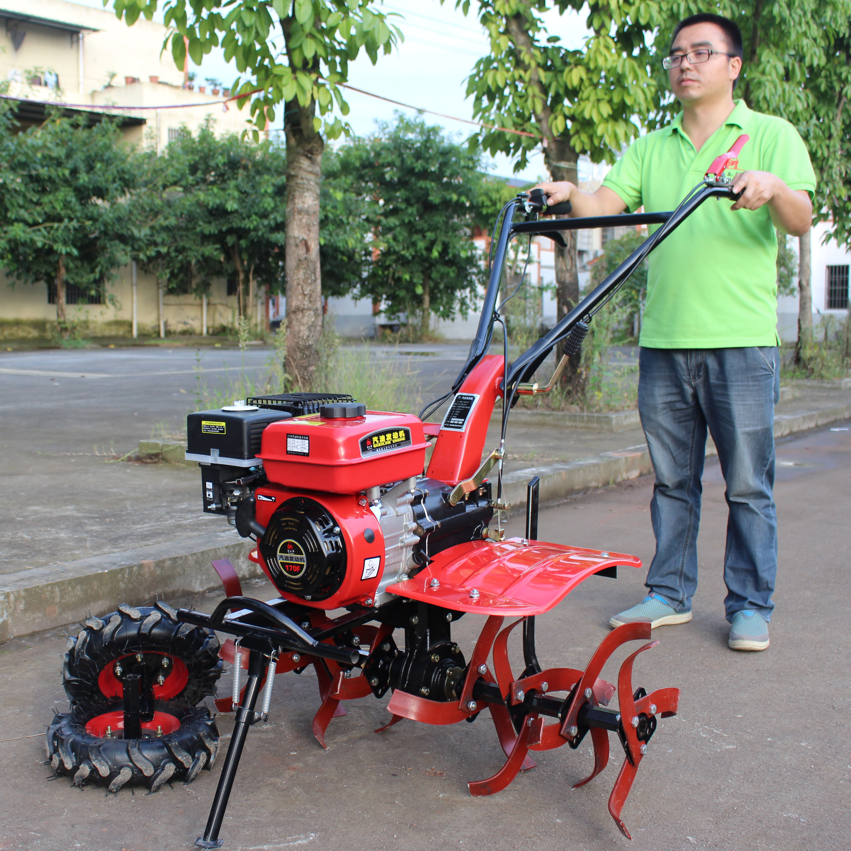 Mo Shang Geng Zongshen Keppel Lianlong Power 170F190F Gasoline Micro Cultivator Small Agricultural Machinery Multifunctional Machine