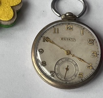 @298 Bulova Pocket Watch Medieval Antique Three Months Warranty