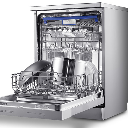 可洗14套，Midea美的  D5-T 智能家用全自动嵌入式洗碗机