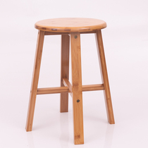 Small wooden stool bench Bench Bamboo Stool Short changing shoes Shoes Stools Adults Home Living Room Solid Wood Children Child Summer Cool
