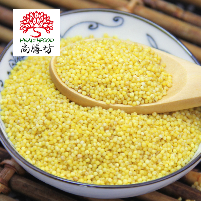 (Buy 3 catties for 1 catty) Shanglunfang HuangXiaomi 500g Miscellaneous Grain Cereals Porridge Corn Rice Grain Oil 
