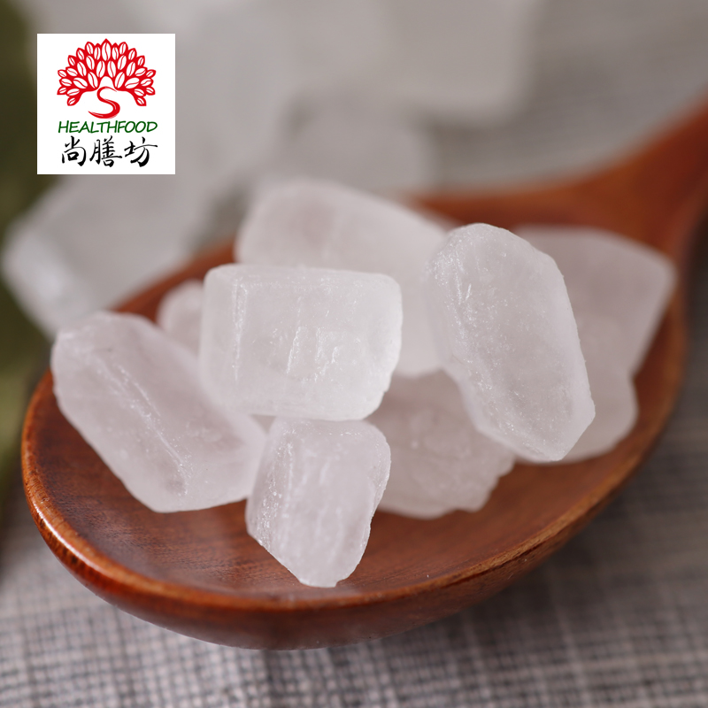 Single crystal white icing sugar 500g Old iced candy flower tea companion tea autumn winter saucepan soup stew porridge accessories special produce 3 copies-Taobao