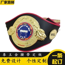 Custom boxing champion gold belt Boxing Muay Thai wrestling WBC UFC MMA fighting competition champion belt custom