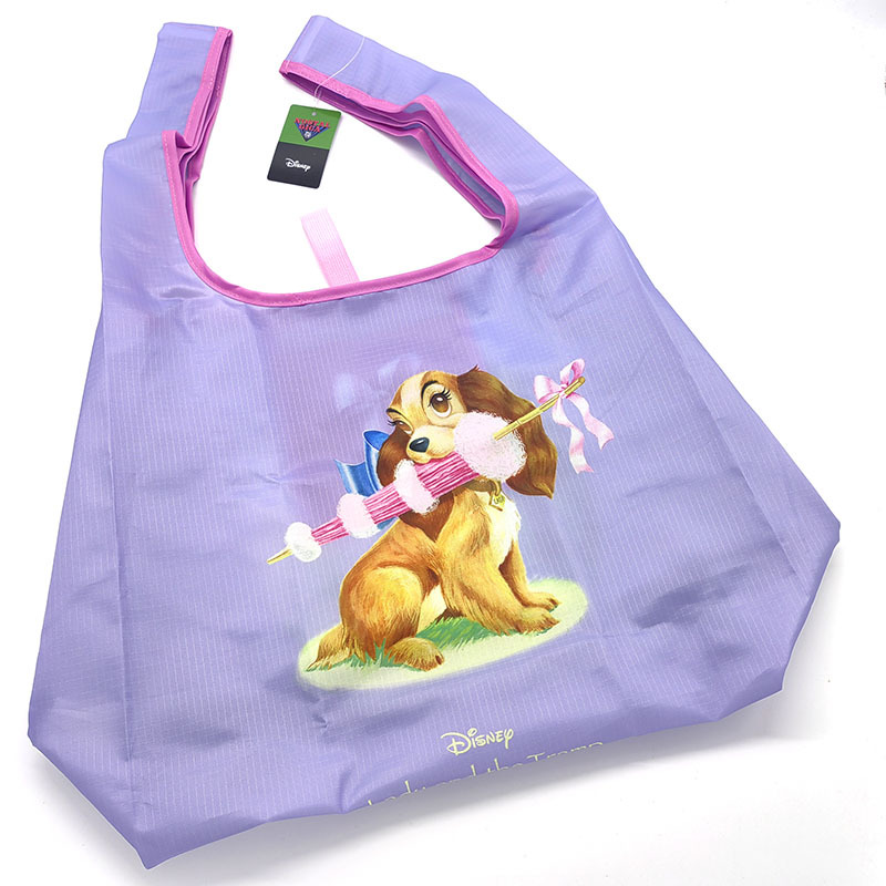 Authentic Japanese Macaron Folding Portable Lightweight Shopping Bag Casual Tote Bag Handbag Shoulder Bag