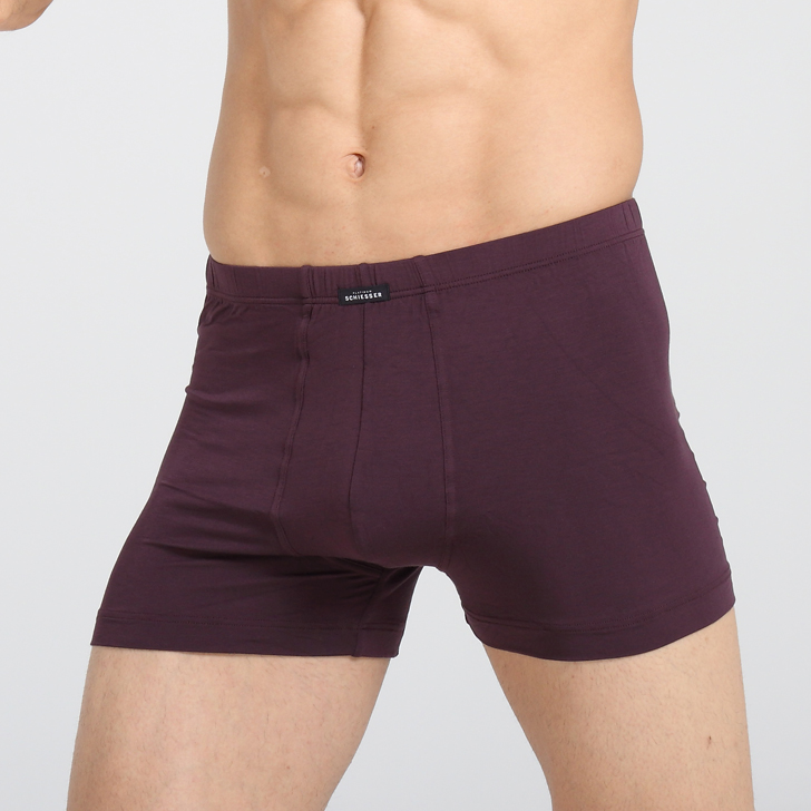 Đức Shuya quần lót mens bạch kim 95-0140T siêu mịn Modale cao cấp quần phẳng góc quay quần quần short.