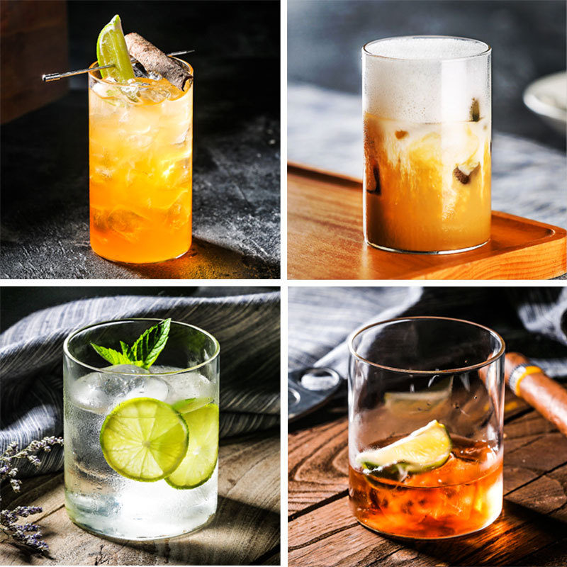 New Thin Bottom Long Drinking Cocktail Cup Corlin Cup SeaPo Cup Whisky Cup Breakfast Milk Cup Straight Up Cup