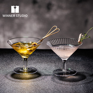 LD001 Linglian Matian Nini Cup Short Tall Cup Triangle Wine Curtic Curtic Cup wide -mouth glass Mattini Cup