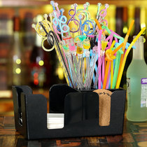 Multi-purpose tissue sucker box Bar Bar Bar Bar supplies black plastic paper towel box multifunctional tissue box