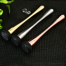 Stainless steel pounded popsicle bar cocktail mash crushers special ice hammer lemon mint leaf hammer