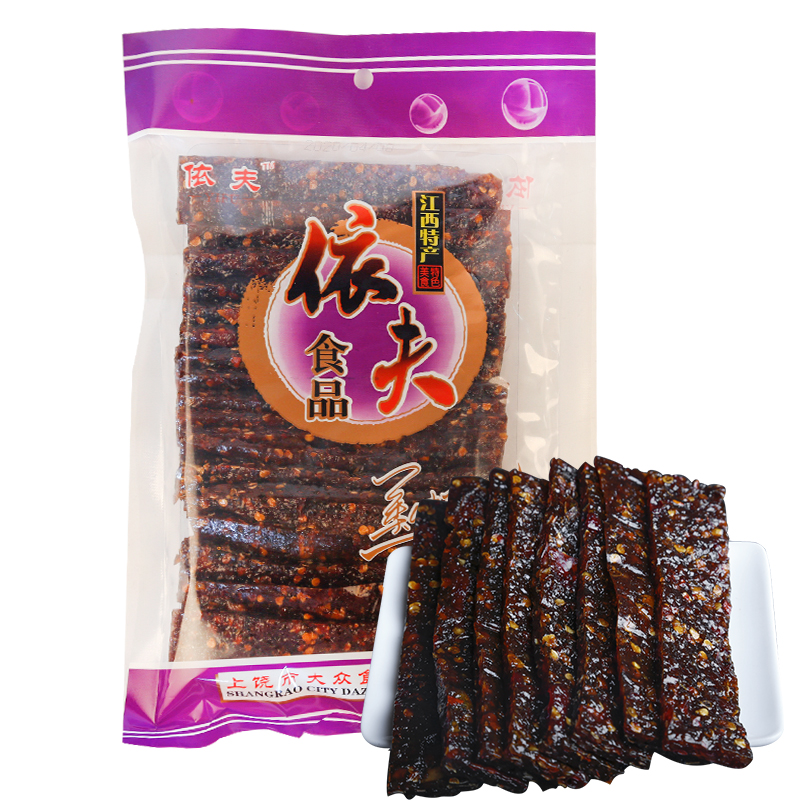 Jiangxi Tefic Yift Spicy Eggplant Dry 400g Bautter Spicy Pumpkin Dry Place Snack Snack