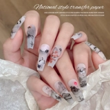 Наклейка для маникюра, целлофан в стиле древности, наклейки для ногтей, украшение для ногтей, 2025 года, новая коллекция