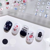 Наклейки для ногтей, накладные ногти, трехмерное украшение для ногтей, со снежинками, 3D, популярно в интернете