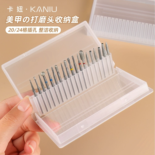 Японская акриловая легкая и тонкая портативная коробка для хранения для маникюра