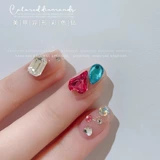 Алмаз для маникюра, накладные ногти для ногтей, аксессуар, 2025 года, новая коллекция, с драгоценным камнем