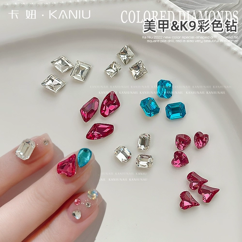 Алмаз для маникюра, накладные ногти для ногтей, аксессуар, 2025 года, новая коллекция, с драгоценным камнем