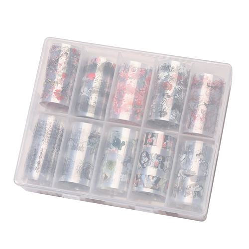 Наклейка для маникюра, целлофан в стиле древности, наклейки для ногтей, украшение для ногтей, 2025 года, новая коллекция