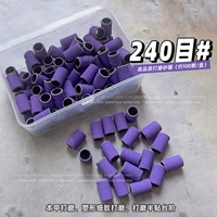 Сиреневый большой набор песочных шлифовальных насадок, 100 шт