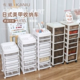 Система хранения для маникюра, тележка, лак для ногтей, коробка для хранения, акриловый аксессуар для ящиков