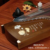 Langyun Guzheng Lotus Pond Moonlight Snail Inlaid Snail Primary Entry Performance Professional Senior Guzheng National Musical Instrument