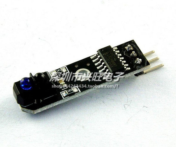1-way tracking module smart car infrared tracking probe tracking tracking sensor black and white line detection