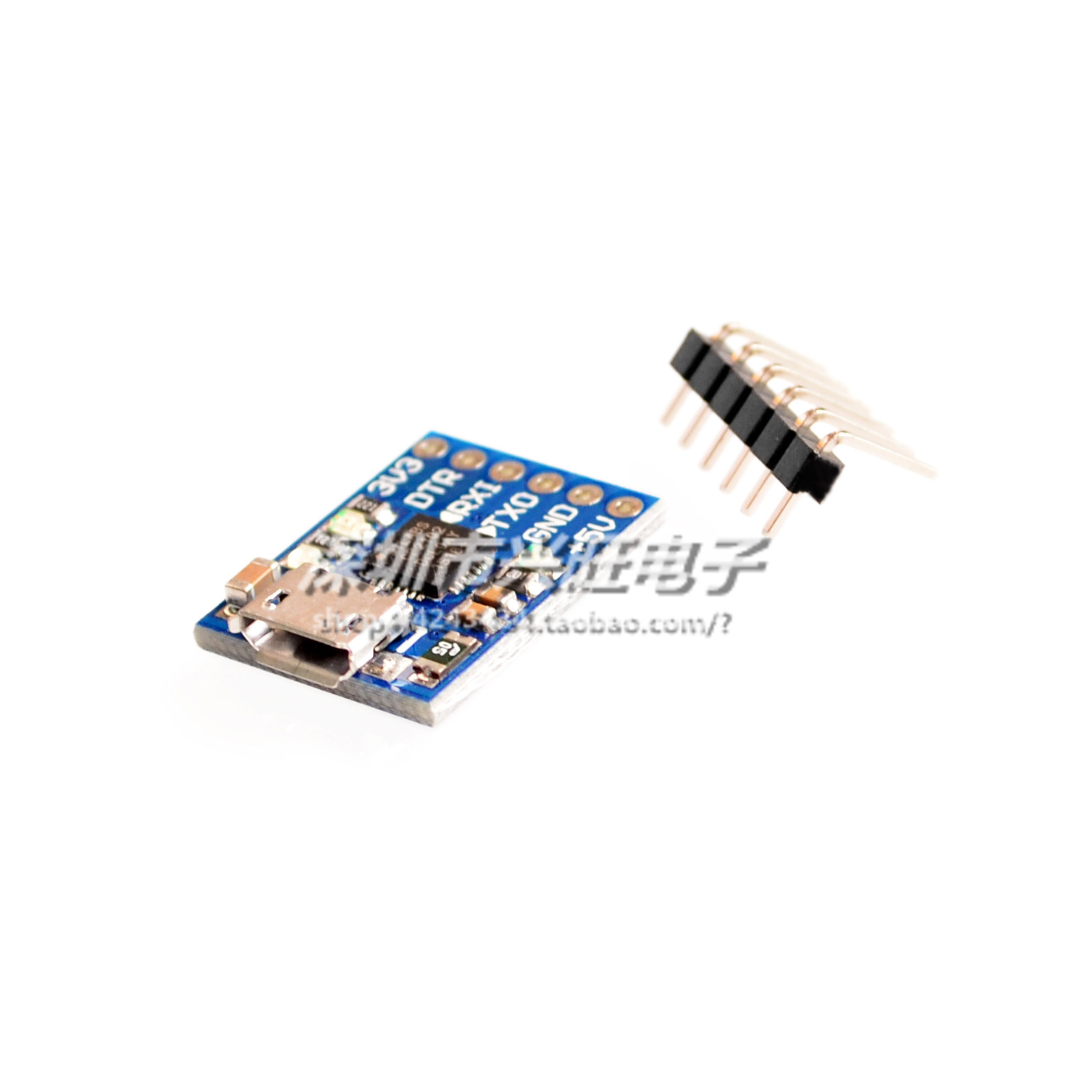 Micro 麦克接口 CP2102模块 USB 转TTL USB转串口 UART STC下载器