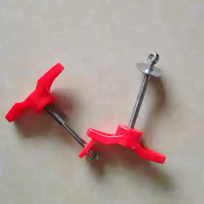 National treasure plastic treasure Sanchuan Hong electroplating filter barrel cover fixing screw monocular screw accessories Upper cover handle rod