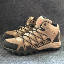 Foreign trade single leather hiking shoes mens winter warm with wool outdoor cotton shoes non-slip wear-resistant hiking shoes big cotton mens shoes