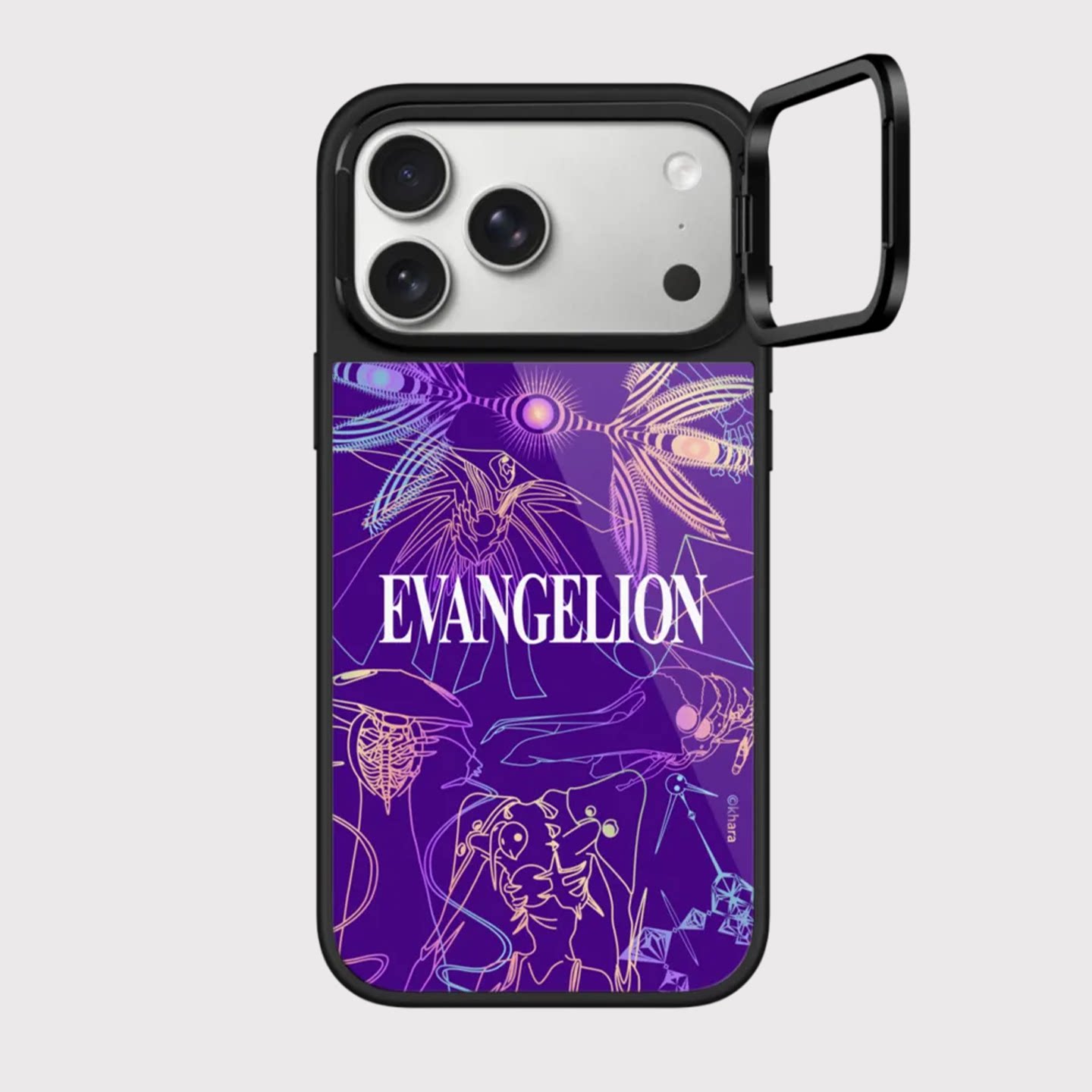 Evangelion Purple Green Shinji Asuka Unit-01 MagSafe Kickstand iPhone Case