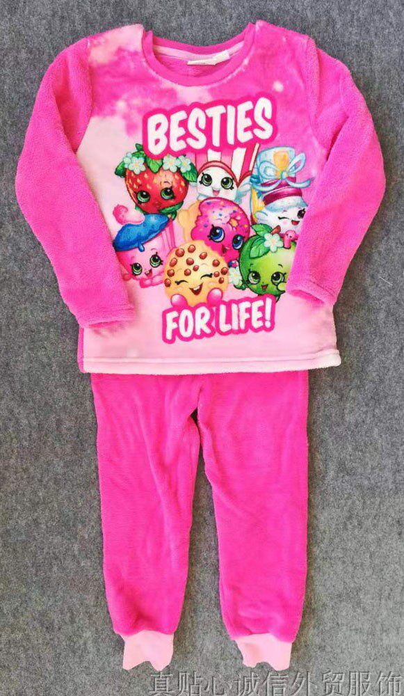 Europe and the United States single in the big girl Baowang team coral fleece suit fleece fleece trousers fever clothes home clothes