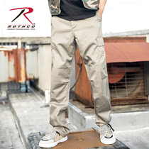 ROTHCO Vegetarian Color Casual BDU Tooling Functional Loose Trousers Multi-Pocket Tactical Pants Skateboard Pants
