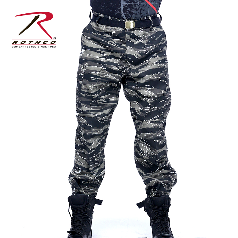 American Imports Rothco Tactical Long Pants BDU Daily Training Pants Casual Straight Silo Twill TC Blend