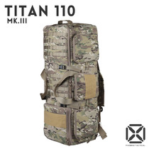 Fenggong Tactical Titan large equipment bag 3rd generation 110 liters total volume can be placed on the helmet can be carried carried and can be added with a trolley