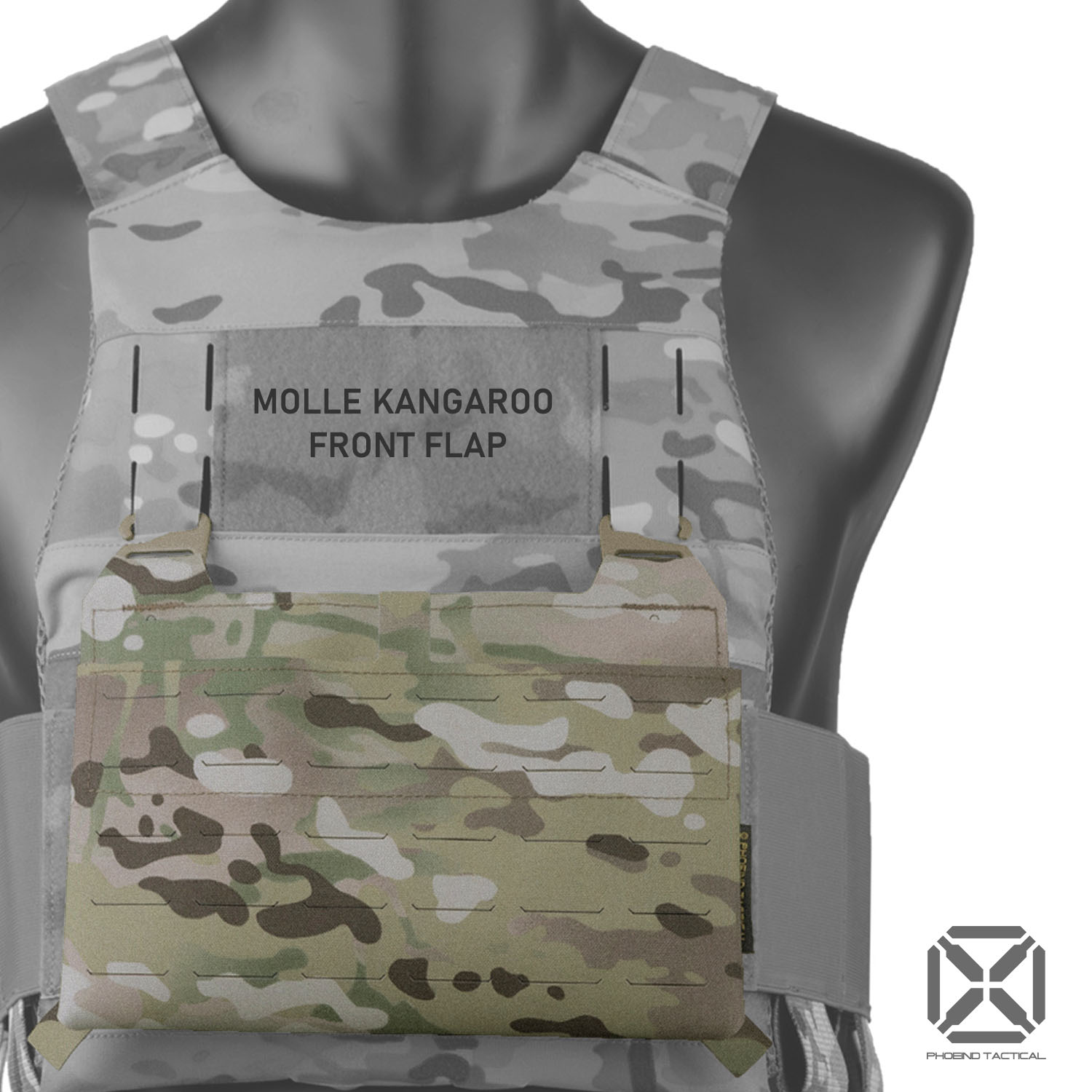 Cinework Tactical FCSK with ferro method Old MOLLE module Kangaroo hamster Colorful Egg Clip laser cut