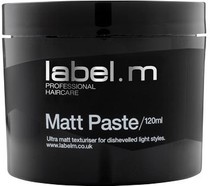 New in stock label m vitality matte hair mud 120ML Matt Paste short hair styling