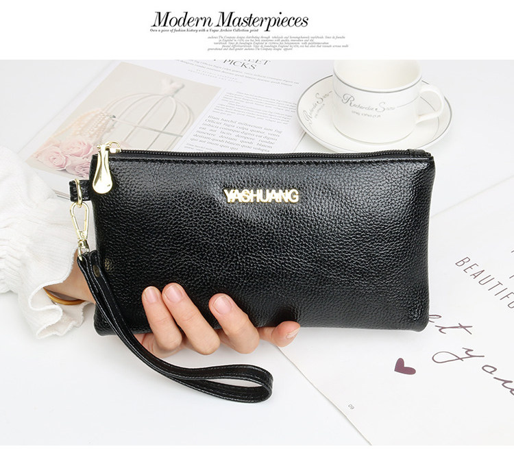 Клатч 时尚新款女士手拿包手抓包欧美休闲女式手机包零钱包手拎包女小包 James Frost