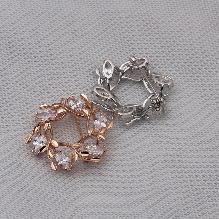 Broche femme en Zircon diamant - Ref 1178309 Image 9