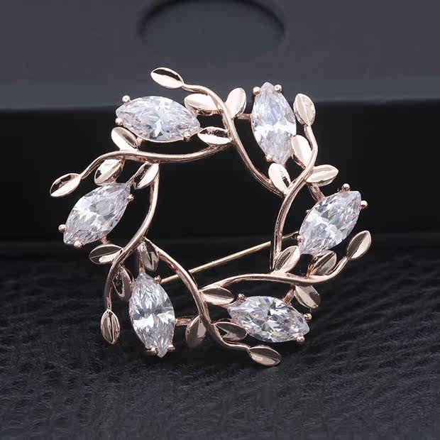 Broche femme en Zircon diamant - Ref 1178309 Image 6