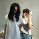 Cuibuju / 18ss bốn mùa màu cơ sở áo thun nam phiên bản Hàn Quốc của mùa hè lỏng lẻo cotton tay ngắn áo thun polo nam
