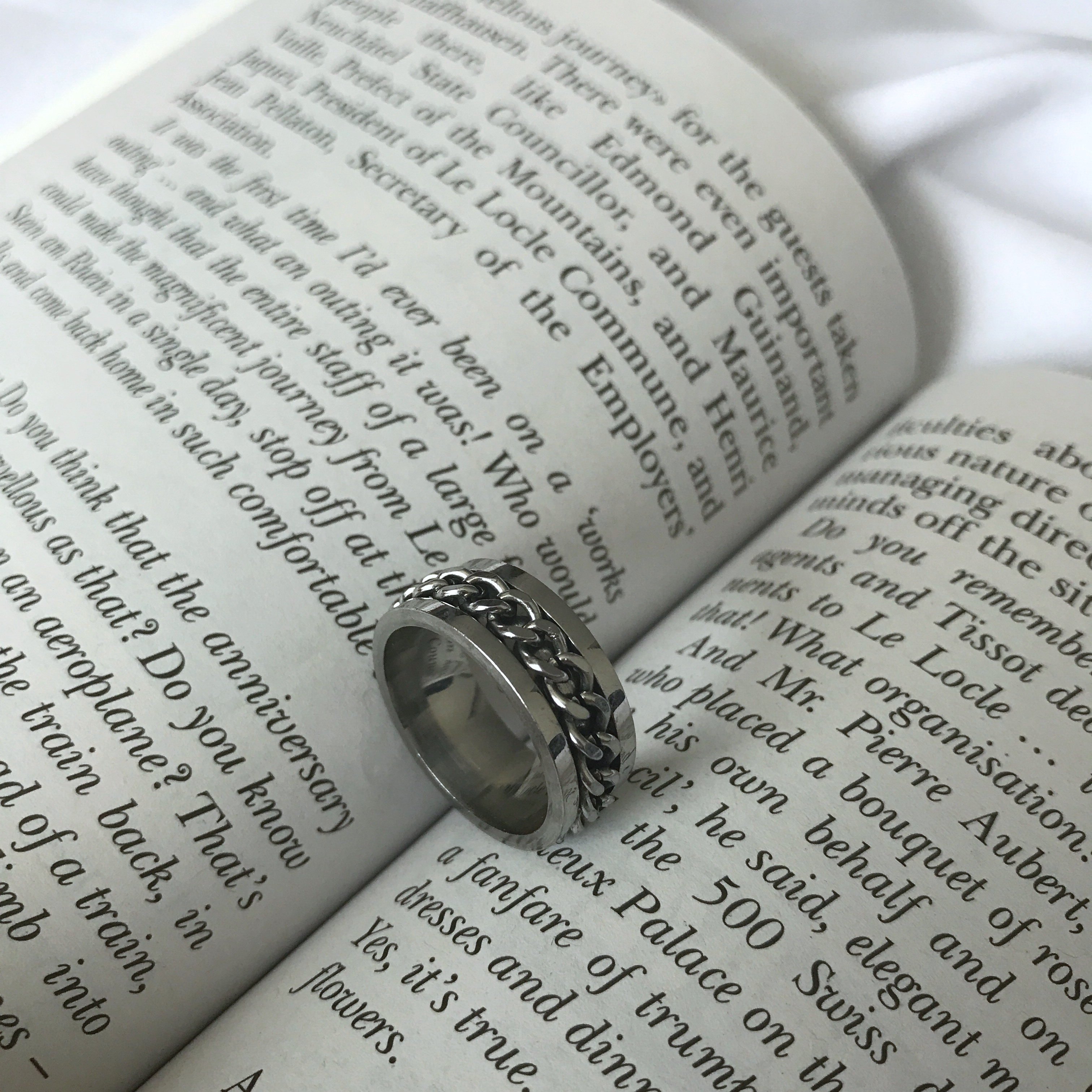 Bague homme OTHER   en Acier au titane - Ref 3088486 Image 1