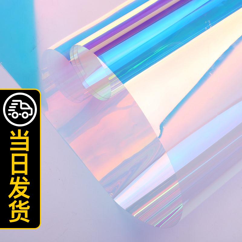 Shazzle glass tape colorful laser paper droplet photography fantasy sticker backadhesive transparent iris star color